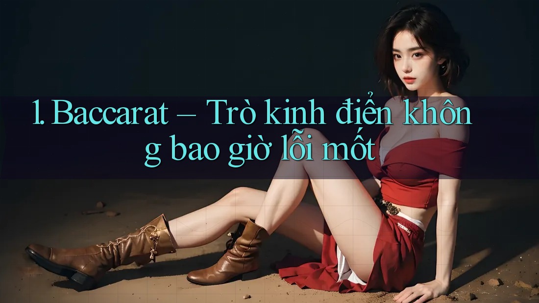 1. Baccarat – Trò kinh điển không bao giờ lỗi mốt 1. Baccarat – Trò kinh điển không bao giờ lỗi mốt