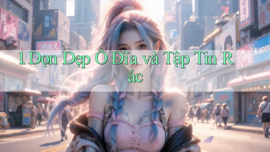 1. Dọn Dẹp Ổ Đĩa và Tập Tin Rác 1. Dọn Dẹp Ổ Đĩa và Tập Tin Rác