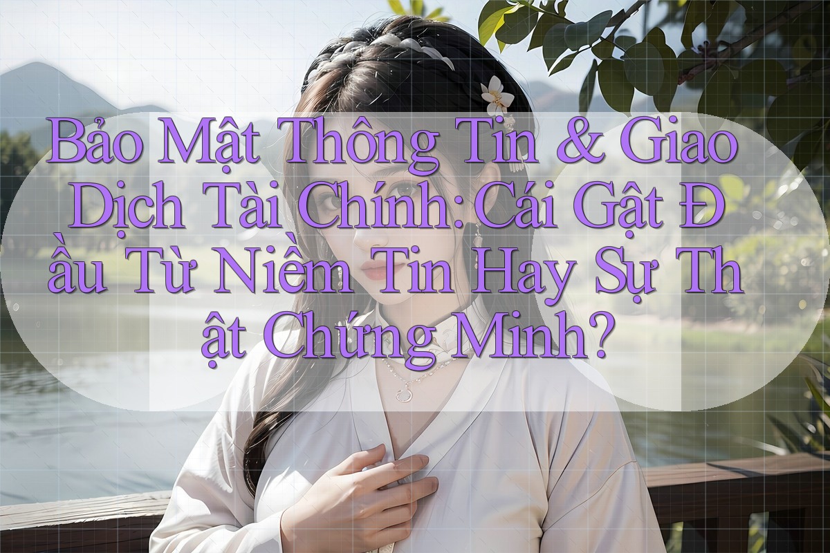 Bảo Mật Thông Tin & Giao Dịch Tài Chính: Cái Gật Đầu Từ Niềm Tin Hay Sự Thật Chứng Minh? Bảo Mật Thông Tin & Giao Dịch Tài Chính: Cái Gật Đầu Từ Niềm Tin Hay Sự Thật Chứng Minh?