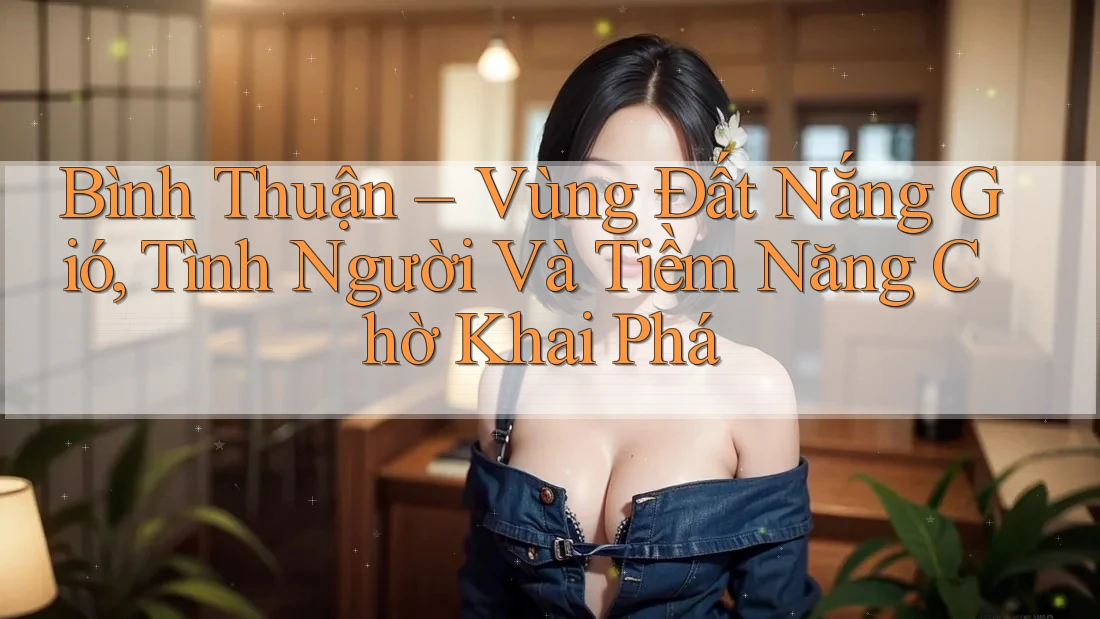 Bình Thuận – Vùng Đất Nắng Gió, Tình Người Và Tiềm Năng Chờ Khai Phá Bình Thuận – Vùng Đất Nắng Gió, Tình Người Và Tiềm Năng Chờ Khai Phá