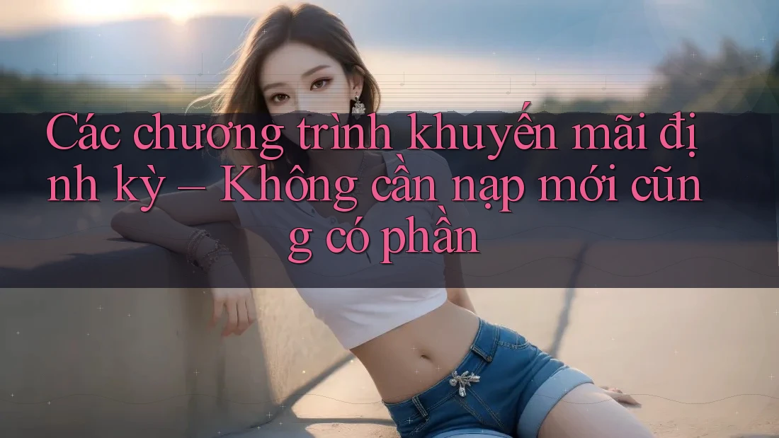 Các chương trình khuyến mãi định kỳ – Không cần nạp mới cũng có phần Các chương trình khuyến mãi định kỳ – Không cần nạp mới cũng có phần