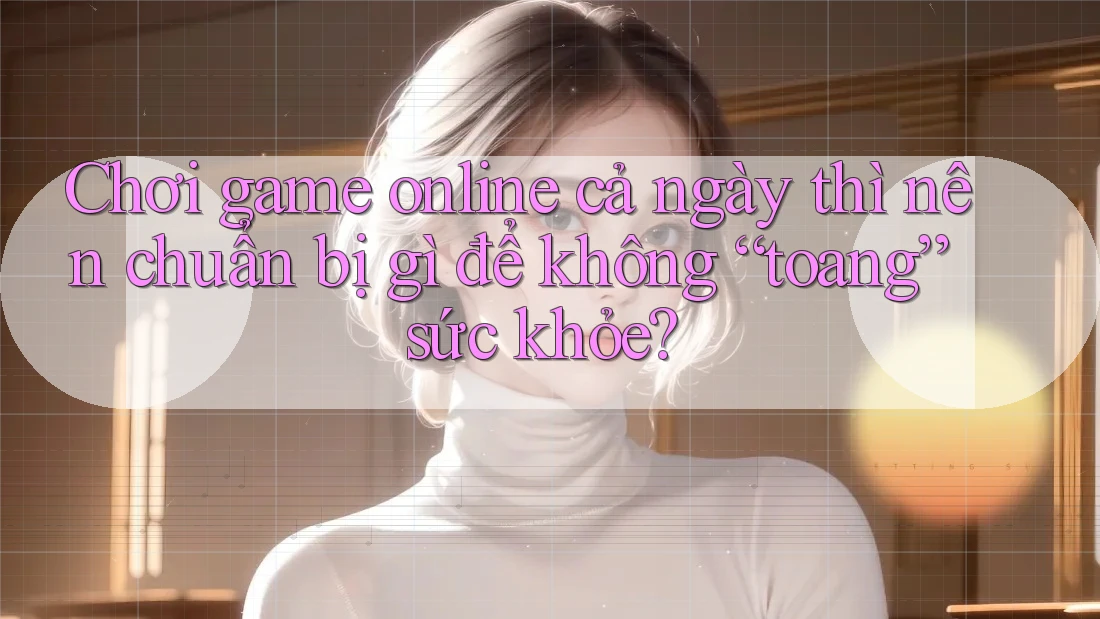 Chơi game online cả ngày thì nên chuẩn bị gì để không “toang” sức khỏe? Chơi game online cả ngày thì nên chuẩn bị gì để không “toang” sức khỏe?