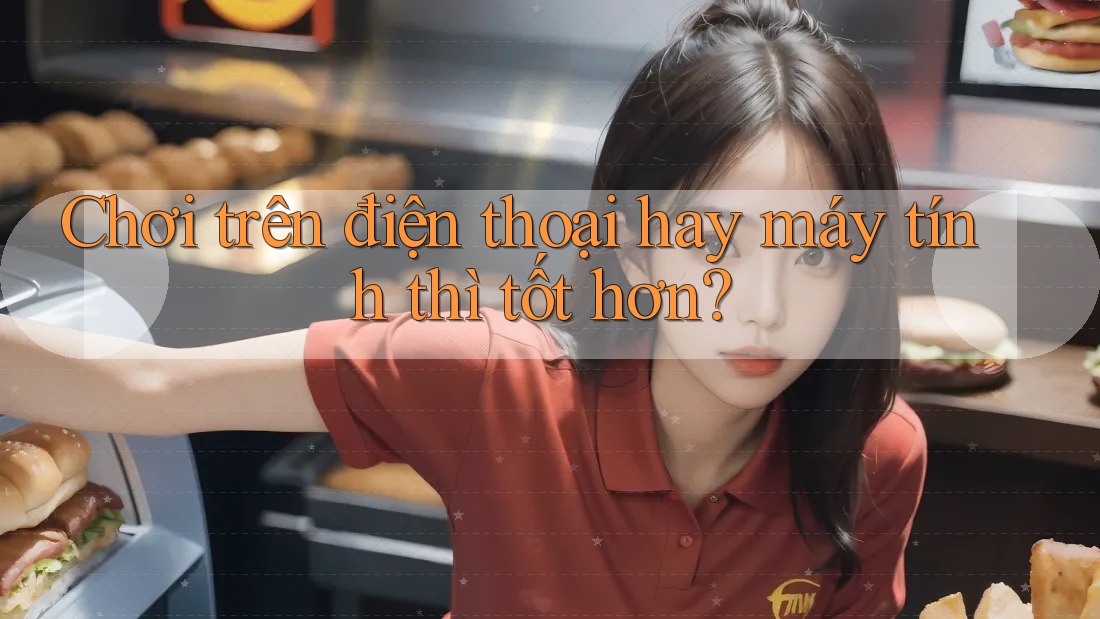 Chơi trên điện thoại hay máy tính thì tốt hơn?