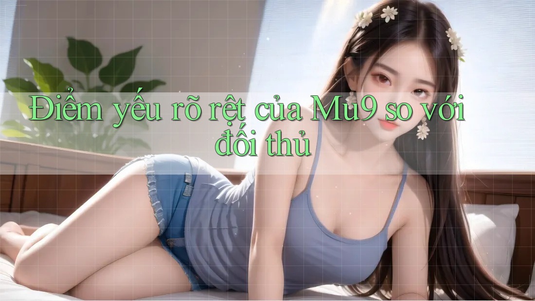 Điểm yếu rõ rệt của Mu9 so với đối thủ Điểm yếu rõ rệt của Mu9 so với đối thủ