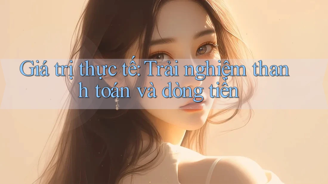 Giá trị thực tế: Trải nghiệm thanh toán và dòng tiền