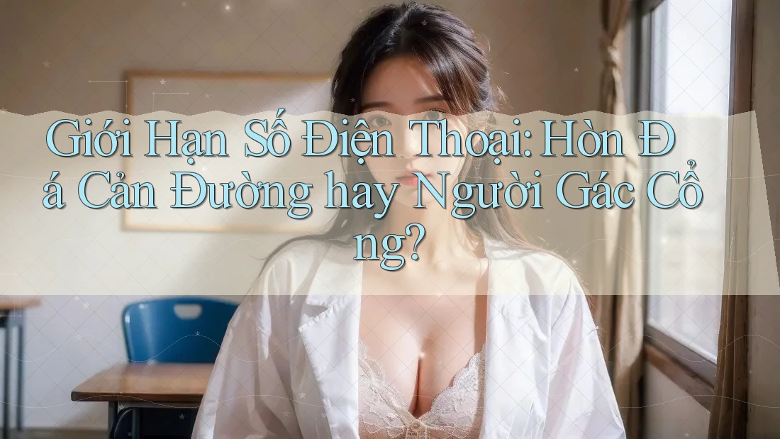 Giới Hạn Số Điện Thoại: Hòn Đá Cản Đường hay Người Gác Cổng? Giới Hạn Số Điện Thoại: Hòn Đá Cản Đường hay Người Gác Cổng?