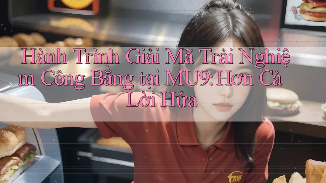 Hành Trình Giải Mã Trải Nghiệm Công Bằng tại MU9: Hơn Cả Lời Hứa Hành Trình Giải Mã Trải Nghiệm Công Bằng tại MU9: Hơn Cả Lời Hứa