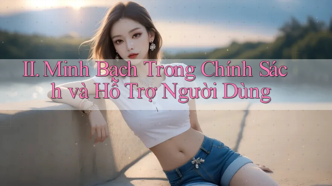 II. Minh Bạch Trong Chính Sách và Hỗ Trợ Người Dùng II. Minh Bạch Trong Chính Sách và Hỗ Trợ Người Dùng