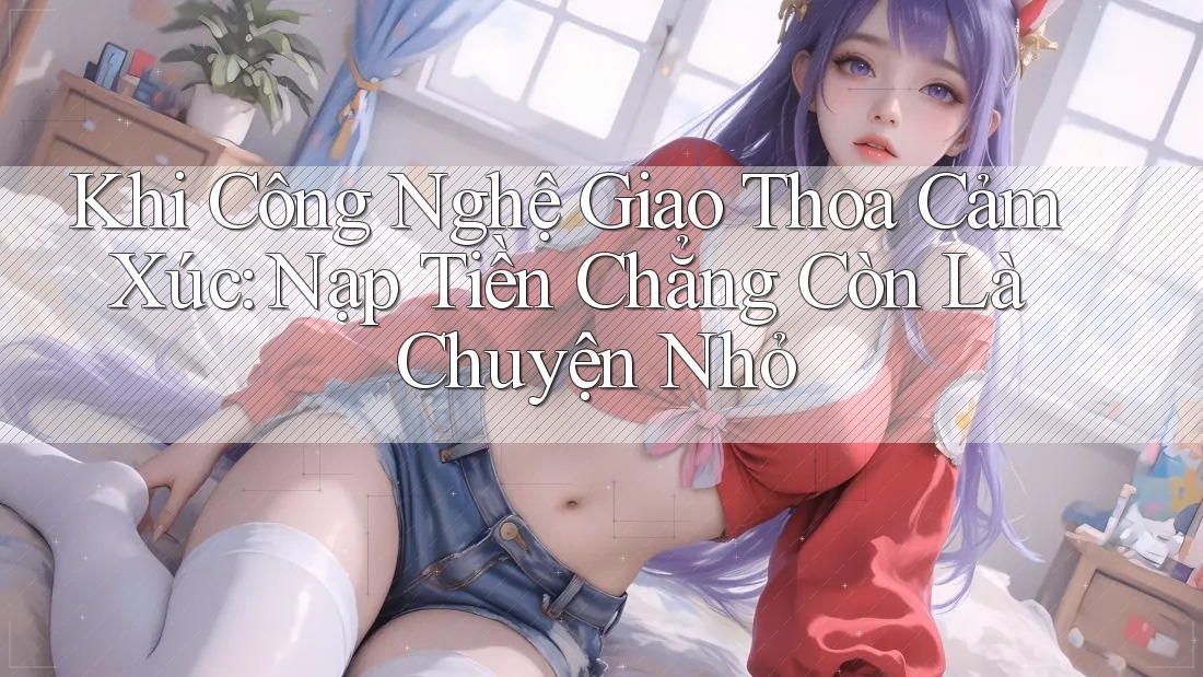 Khi Công Nghệ Giao Thoa Cảm Xúc: Nạp Tiền Chẳng Còn Là Chuyện Nhỏ Khi Công Nghệ Giao Thoa Cảm Xúc: Nạp Tiền Chẳng Còn Là Chuyện Nhỏ