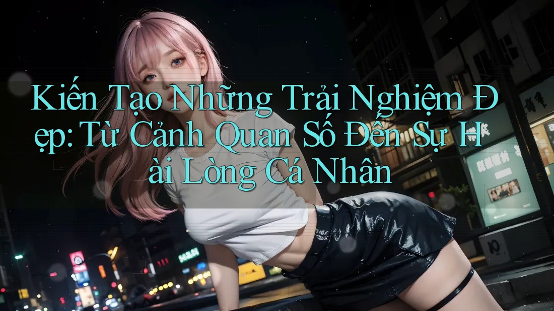 Kiến Tạo Những Trải Nghiệm Đẹp: Từ Cảnh Quan Số Đến Sự Hài Lòng Cá Nhân Kiến Tạo Những Trải Nghiệm Đẹp: Từ Cảnh Quan Số Đến Sự Hài Lòng Cá Nhân