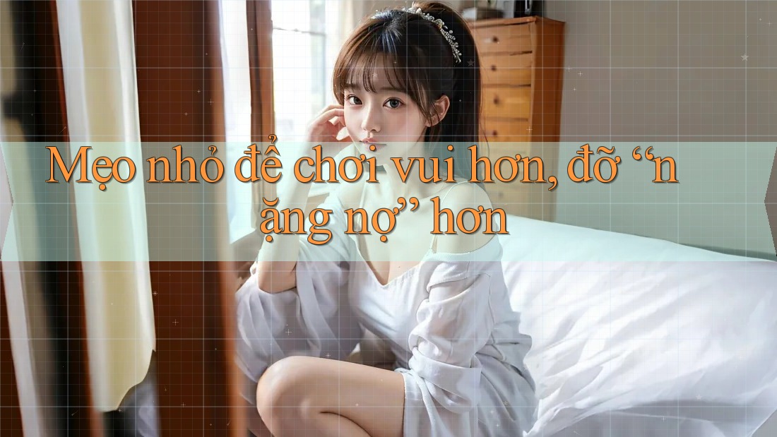 Mẹo nhỏ để chơi vui hơn, đỡ “nặng nợ” hơn Mẹo nhỏ để chơi vui hơn, đỡ “nặng nợ” hơn