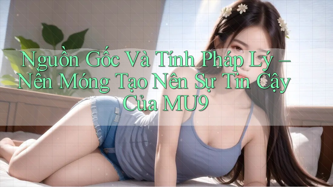 Nguồn Gốc Và Tính Pháp Lý – Nền Móng Tạo Nên Sự Tin Cậy Của MU9 Nguồn Gốc Và Tính Pháp Lý – Nền Móng Tạo Nên Sự Tin Cậy Của MU9