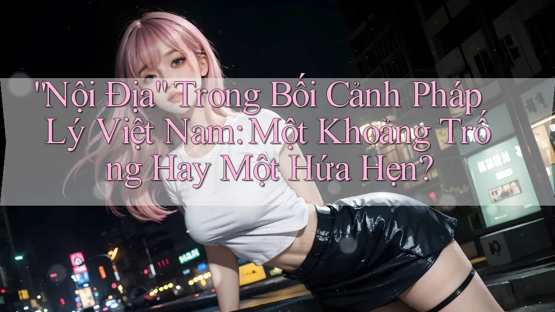 “Nội Địa” Trong Bối Cảnh Pháp Lý Việt Nam: Một Khoảng Trống Hay Một Hứa Hẹn? “Nội Địa” Trong Bối Cảnh Pháp Lý Việt Nam: Một Khoảng Trống Hay Một Hứa Hẹn?