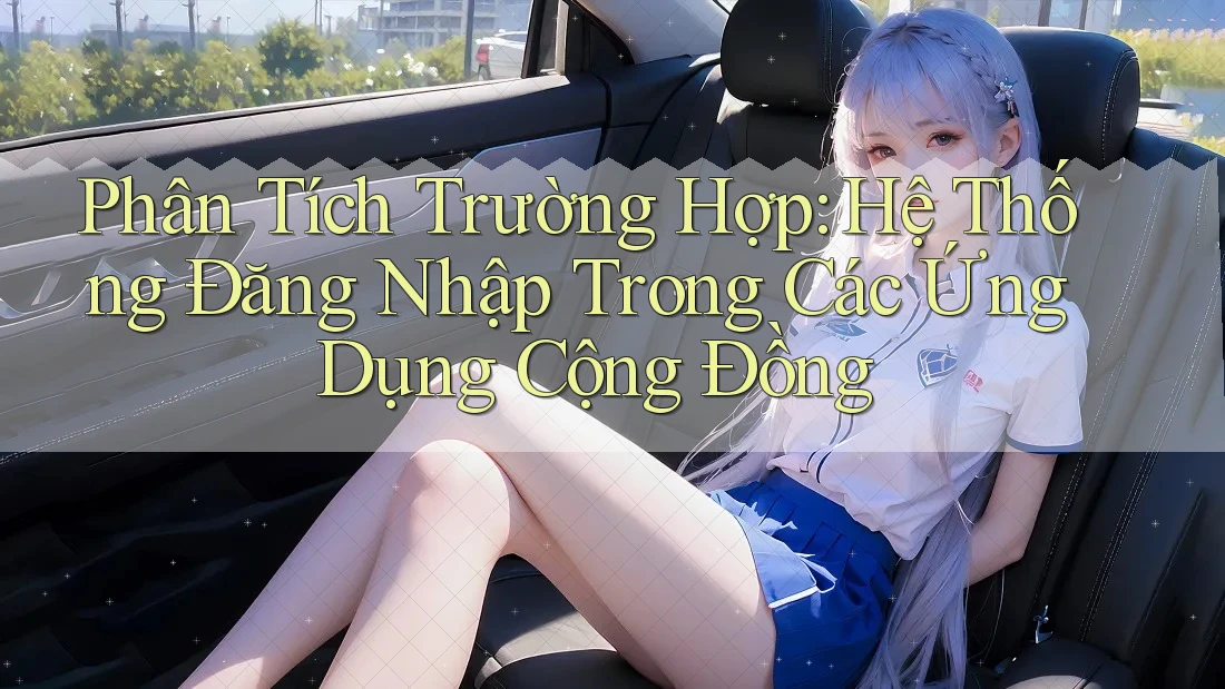 Phân Tích Trường Hợp: Hệ Thống Đăng Nhập Trong Các Ứng Dụng Cộng Đồng