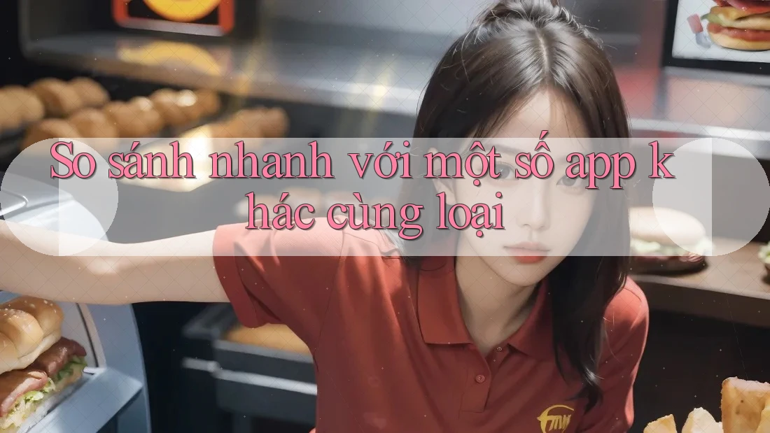 So sánh nhanh với một số app khác cùng loại So sánh nhanh với một số app khác cùng loại