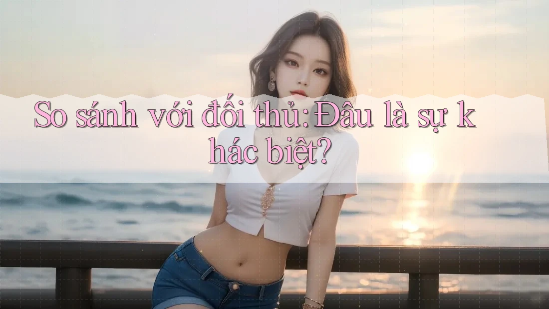 So sánh với đối thủ: Đâu là sự khác biệt? So sánh với đối thủ: Đâu là sự khác biệt?