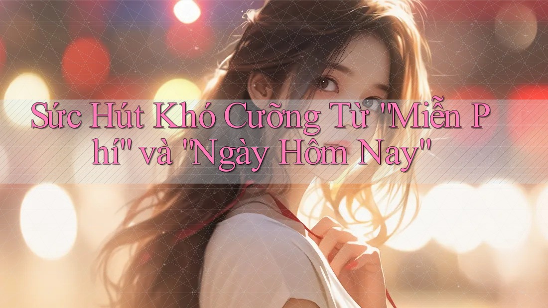Sức Hút Khó Cưỡng Từ “Miễn Phí” và “Ngày Hôm Nay” Sức Hút Khó Cưỡng Từ “Miễn Phí” và “Ngày Hôm Nay”