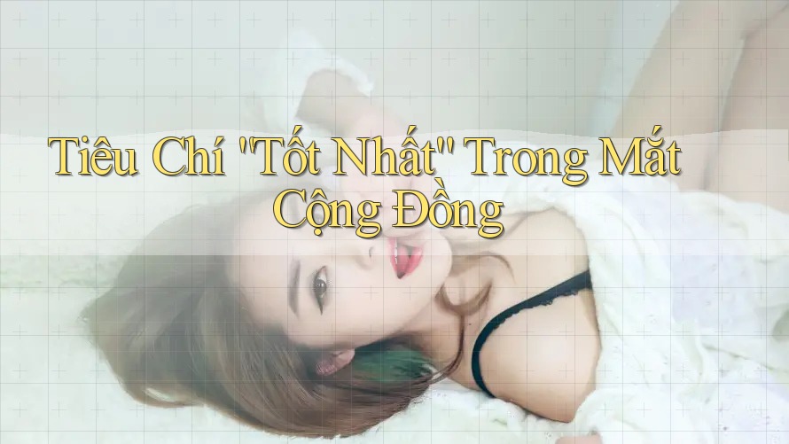Tiêu Chí “Tốt Nhất” Trong Mắt Cộng Đồng Tiêu Chí “Tốt Nhất” Trong Mắt Cộng Đồng