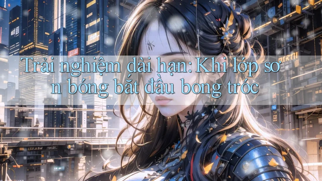 Trải nghiệm dài hạn: Khi lớp sơn bóng bắt đầu bong tróc Trải nghiệm dài hạn: Khi lớp sơn bóng bắt đầu bong tróc