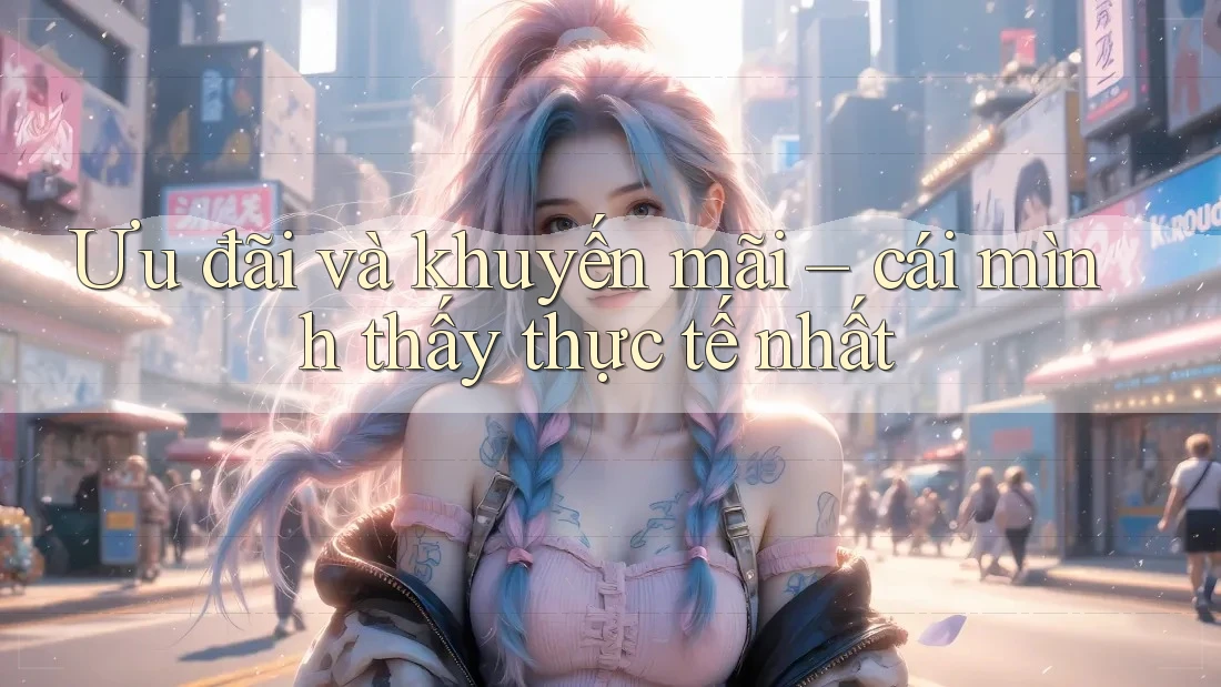 Ưu đãi và khuyến mãi – cái mình thấy thực tế nhất Ưu đãi và khuyến mãi – cái mình thấy thực tế nhất