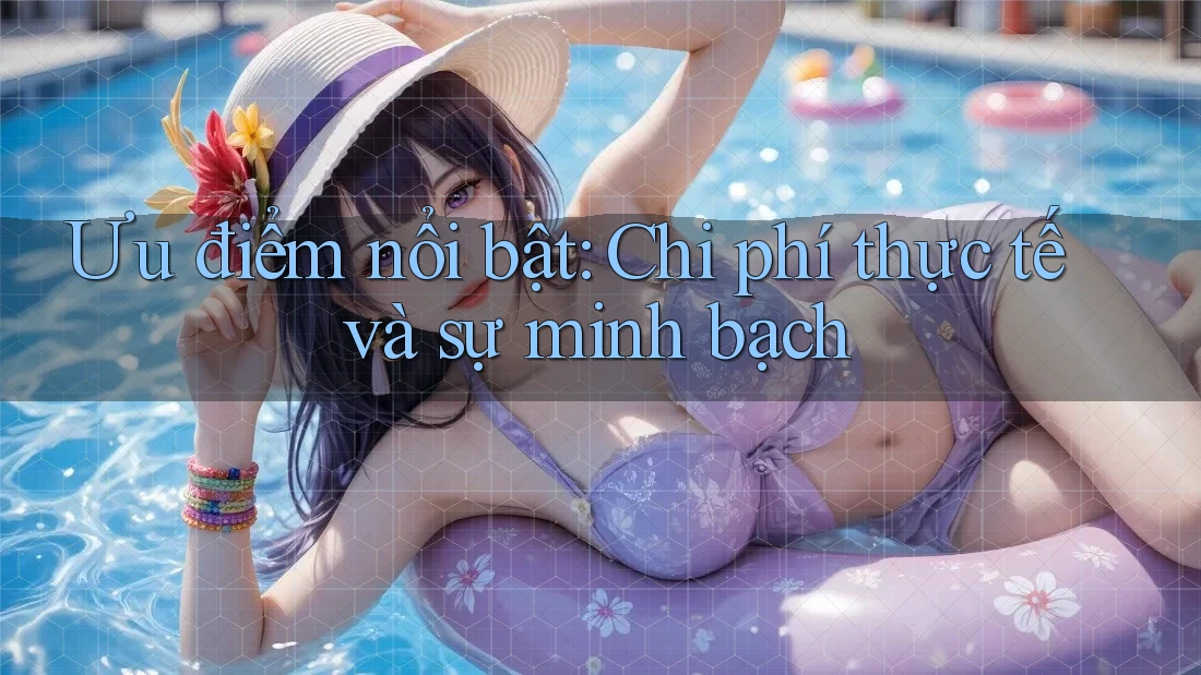 Ưu điểm nổi bật: chi phí thực tế và sự minh bạch Ưu điểm nổi bật: chi phí thực tế và sự minh bạch