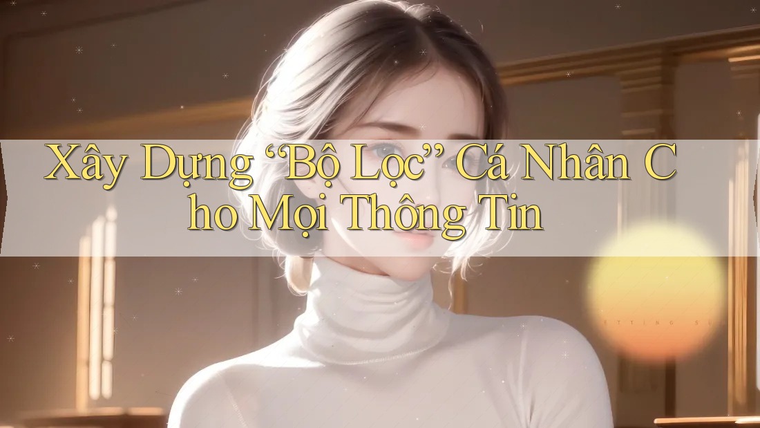Xây Dựng “Bộ Lọc” Cá Nhân Cho Mọi Thông Tin